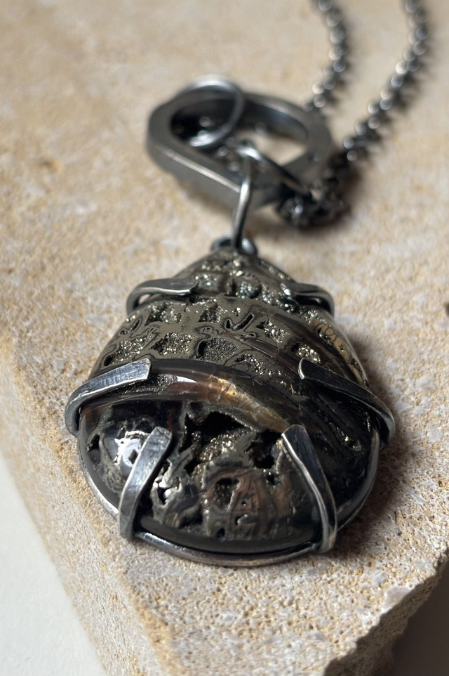 Collier Ammonite Pyritisée