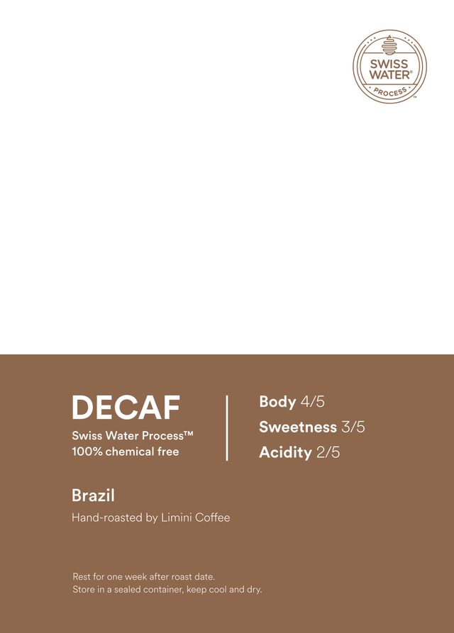 Decaf – Swiss Water Process™