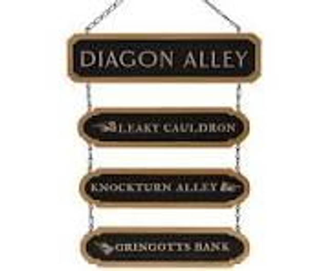 PANNEAU DE DIAGON ALLEY DE WARNER BROS HARRY POTTER