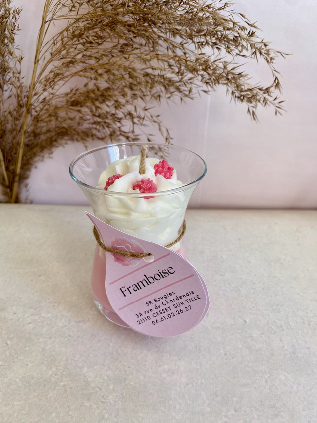 Bougie gourmande « Framboise » 