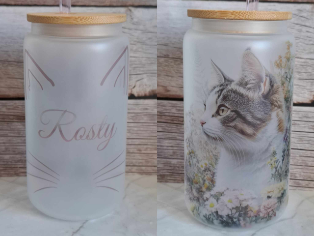 Verre givré personnalisable