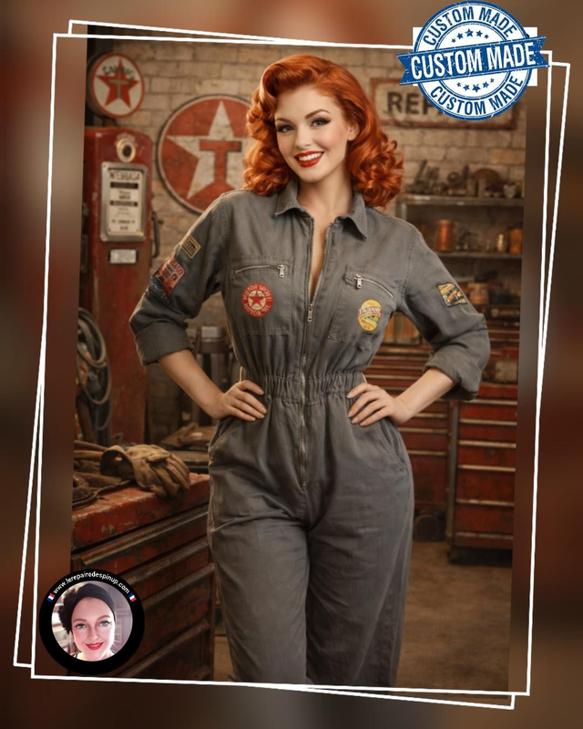 Combi-pantalon Pin-up Texaco T44/48