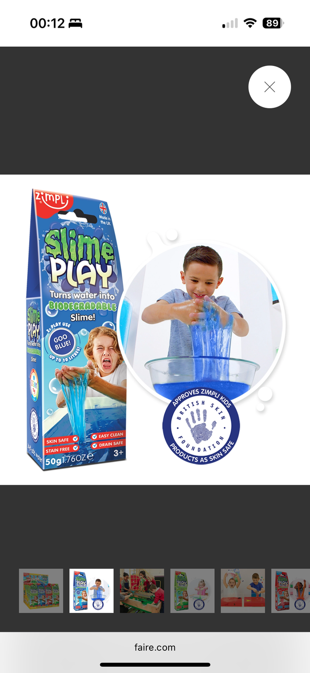 Zimply Slime - Blue Play Pack
