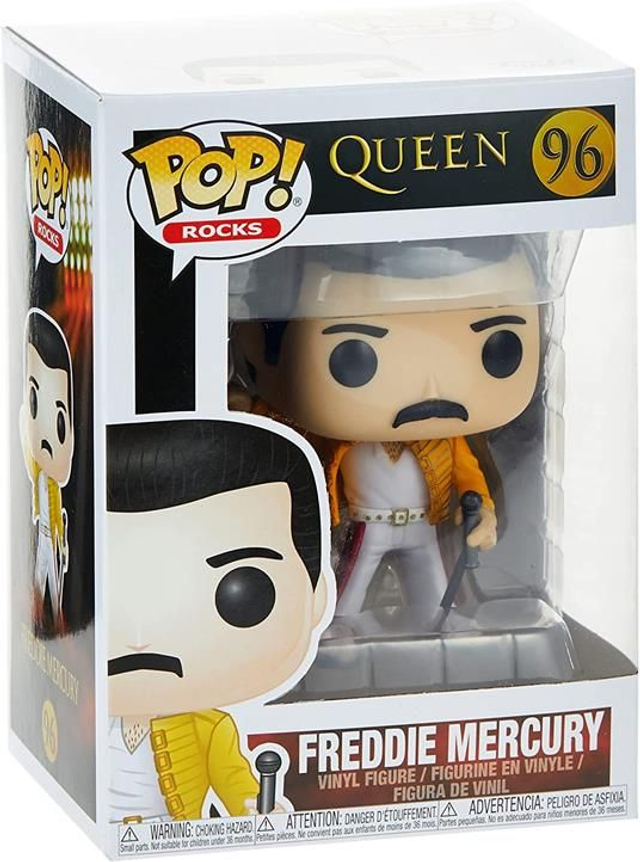 Funko - ROCKS - POP Funko 96 - Freddie Mercury Wembley 1986