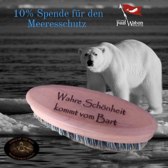 Bartbürste "Wahre Schönheit kommt vom Bart"