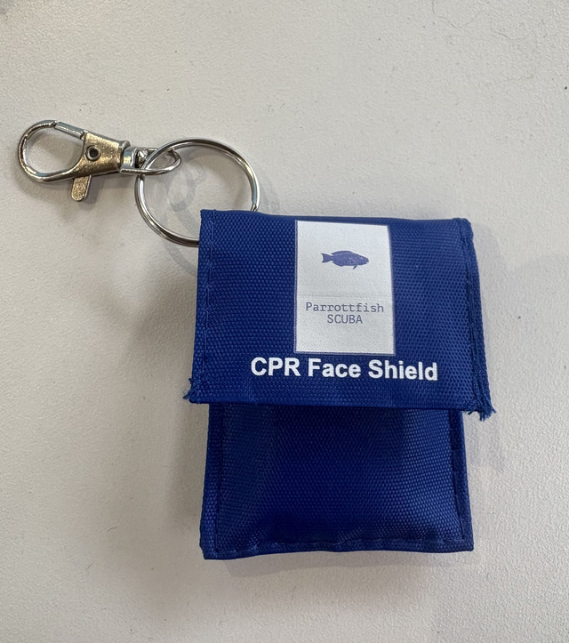 Parrottfish SCUBA CPR Keyring Face Shield