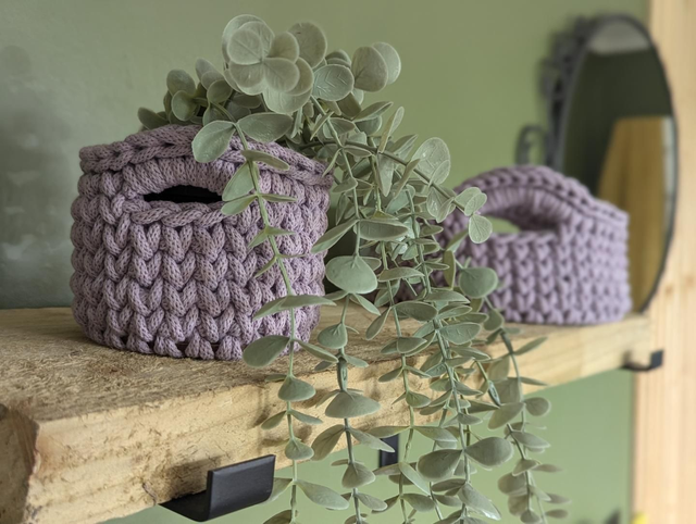 Made To Order Small Crochet Basket Small