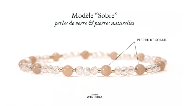 Bracelet | Pierre de Soleil - Sobre