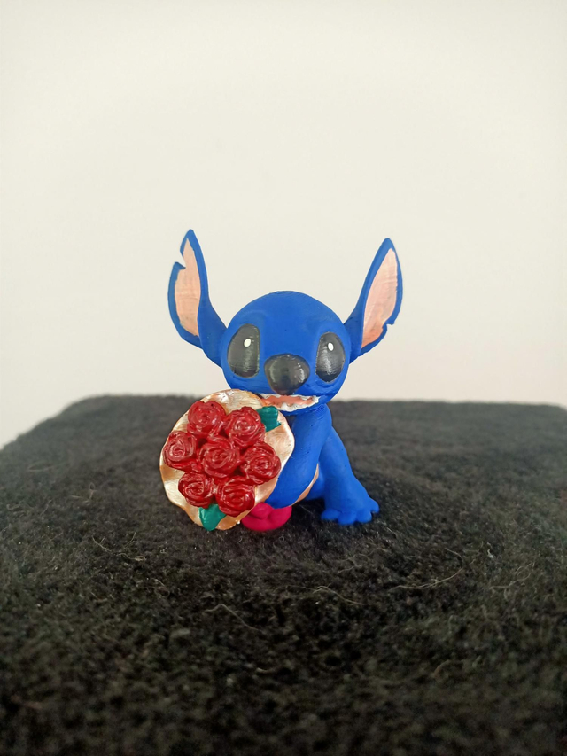 Figurine bleu 