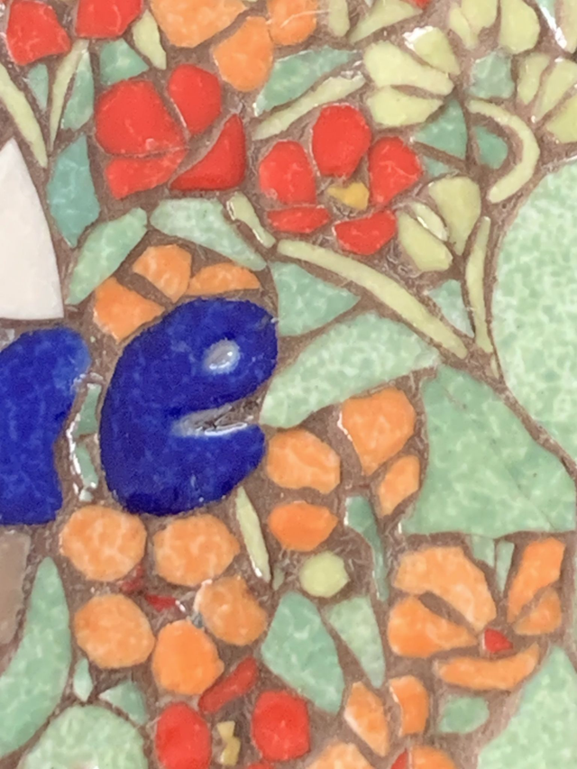 Mosaïque murale « villa capucine »