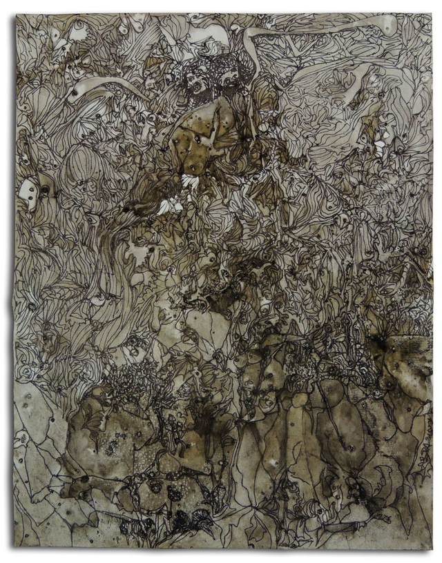 Encre sur papier Ingres - 25 x 32,5 cm - 2022