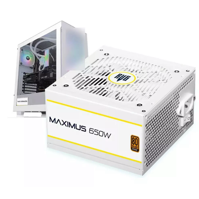 Fonte Atx 650w 80 Plus Bronze Pfc Ativo Sem Ruído Maximus