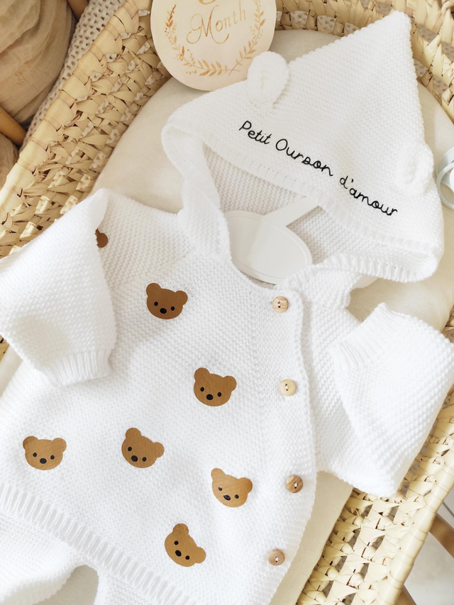 Ensemble en tricot Ourson 🐻