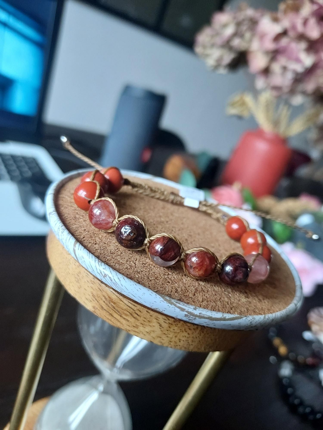 Quartz Hematoïde - Jaspe Rouge