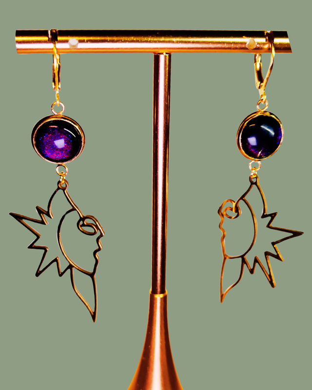 Boucles d'oreilles Aurore - Collection d'été Eclats d'Ame