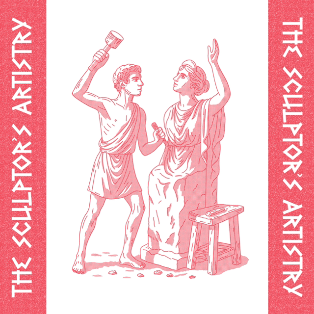 The Sculptor’s Artistry Risograph Print