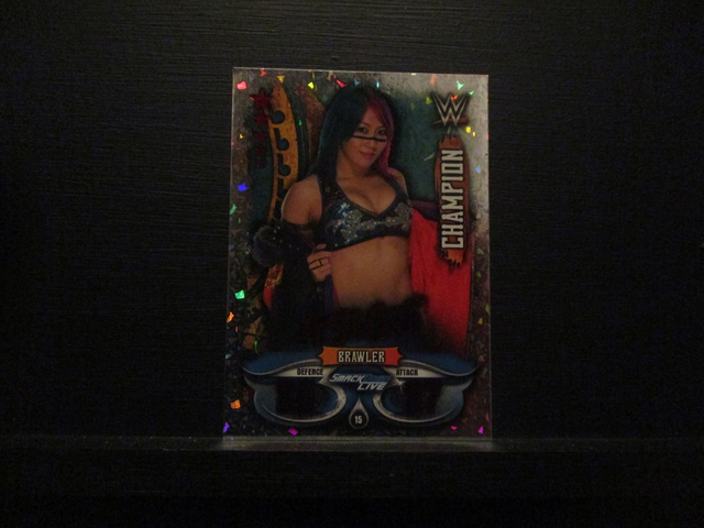 Asuka - Champion Slam Attax Live Original Trading Card #15