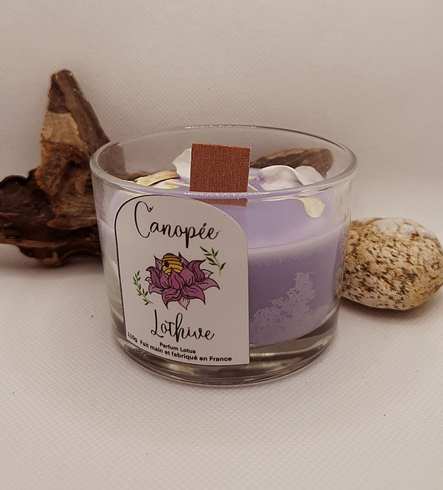 Bougie "Lothive", parfum "Lotus"