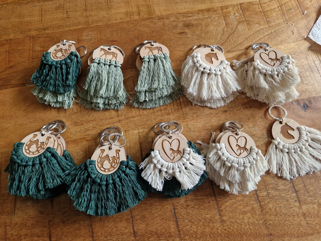 Sleutelhanger Macrame