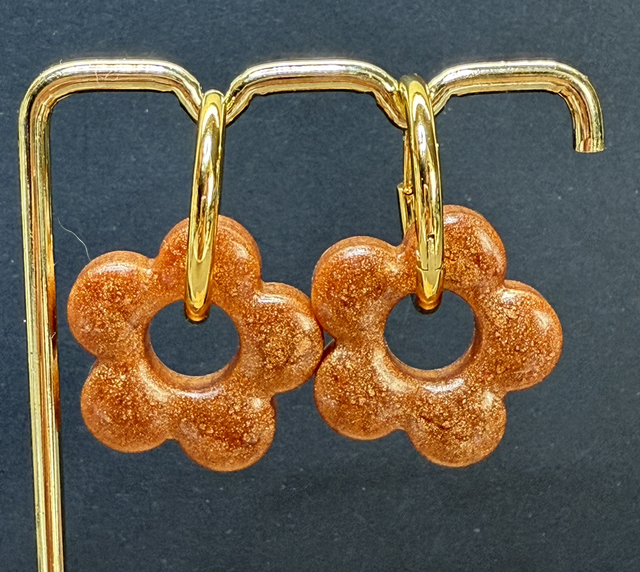 Pampilles Fleurs Moyennes Mordoré 