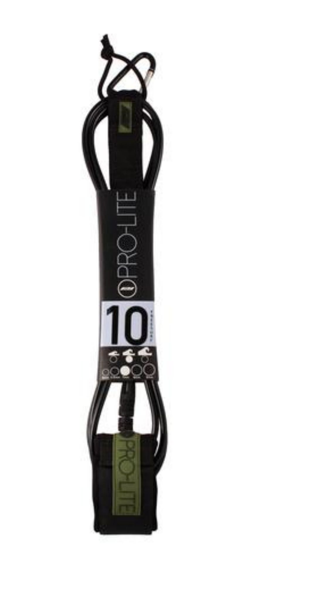 Pro Lite Leash 10ft Black 7mm cord