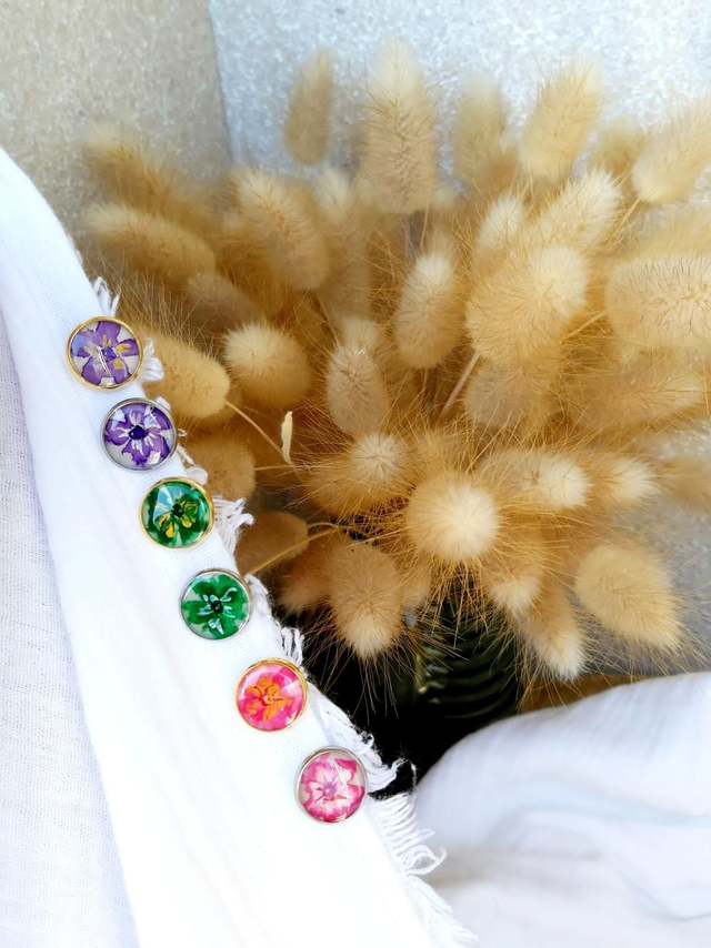 Boucles d&#039;oreilles &quot;Mini puce Pop&quot; 