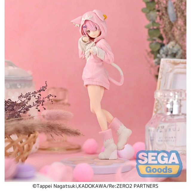 Re:Zero Starting Life in Another World: Ram (Fluffy Pack) Luminasta Figure