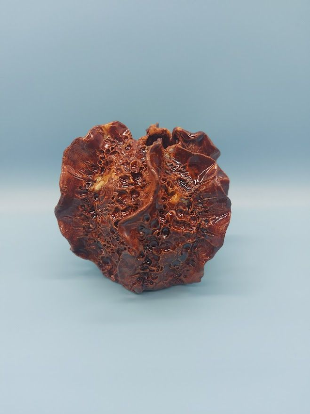 Miniature Ceramic Sea Urchin Sculpture 