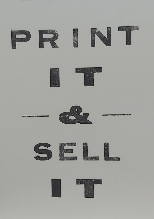 Print It and Sell It by Timothy John Cottrell