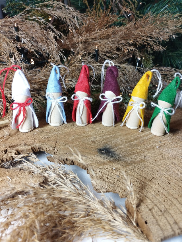 Lutins de Noël à suspendre