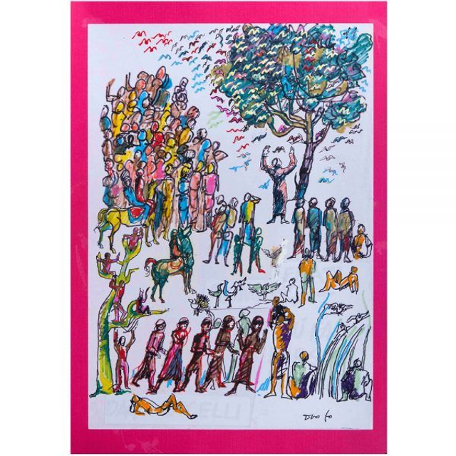 San Francesco Parla agli uccelli - Serie San Francesco