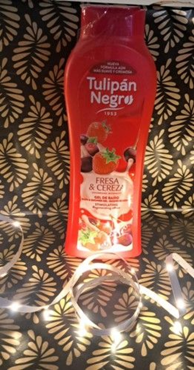 tulipan negro gel douche ( cerise , fraise )