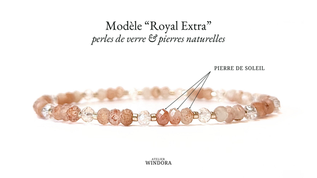 Bracelet | Pierre de Soleil - Royal Extra V1