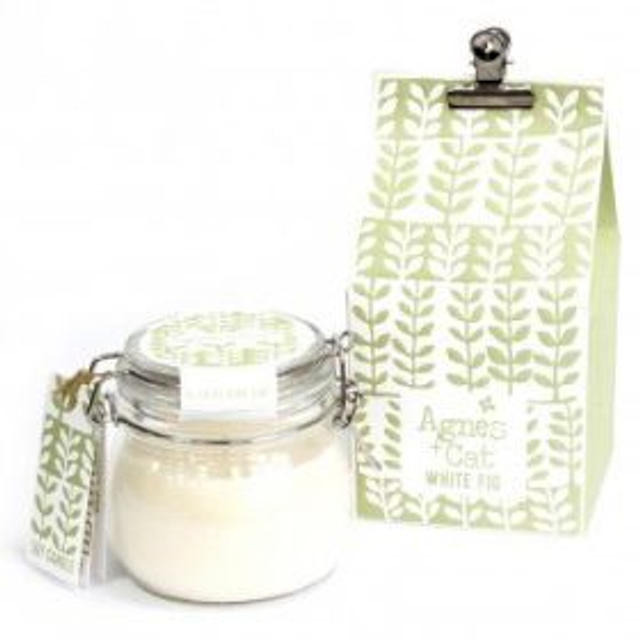 Bougie pot 400g - Figue Blanche