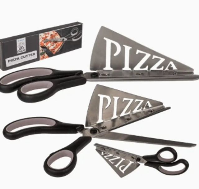 Coupe-pizza avec lève-part, environ 27 x 8 cm