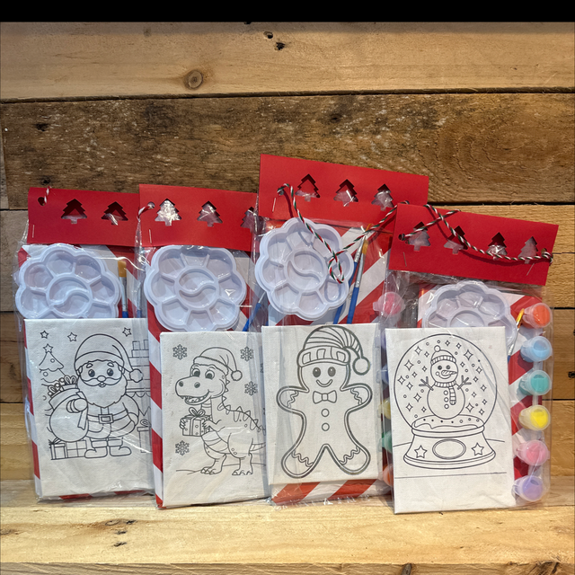 My Little Artist Christmas Canvas Art Pack 