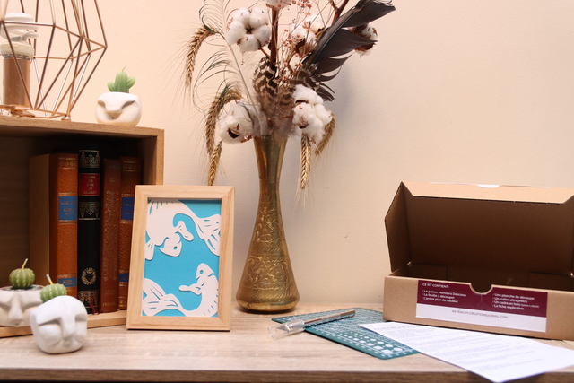 Kit de Kirigami Le bal des Poissons