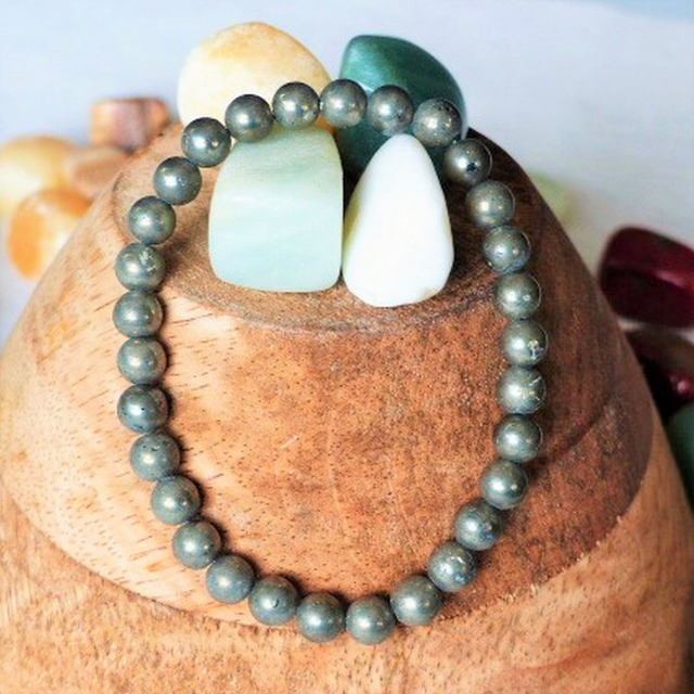 Bracelet Pyrite 6 mm