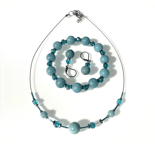 Parure 3 pièces Aqua