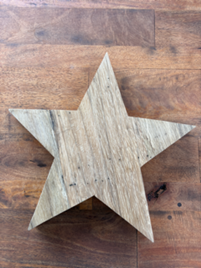 Ster (Teak) (38cm x 4cm)