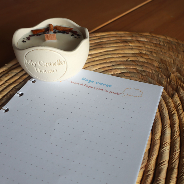 Recharge 50 Pages de Notes à Points + Recharge bougie (en option)