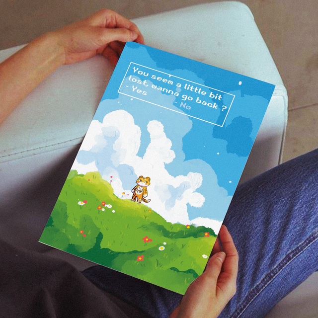 Print A4 - Zigor wanna go back