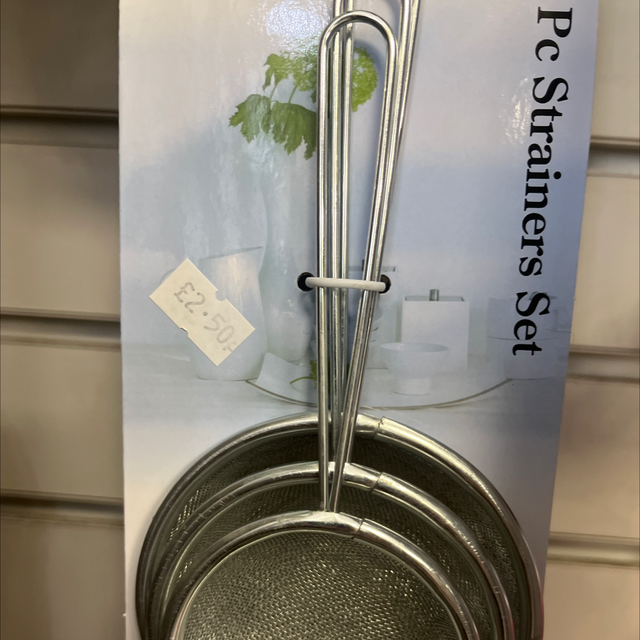3 pc sieve set