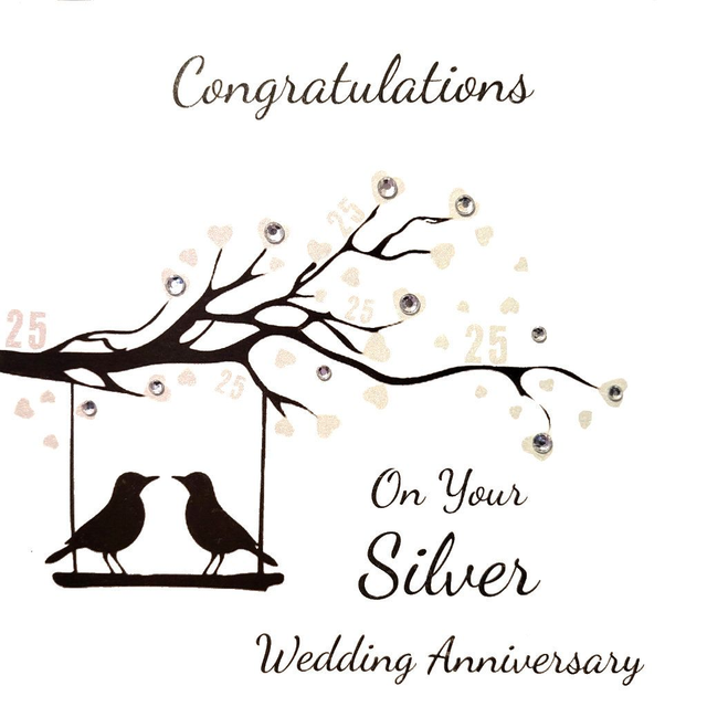 Branch Bird Swing - Silver