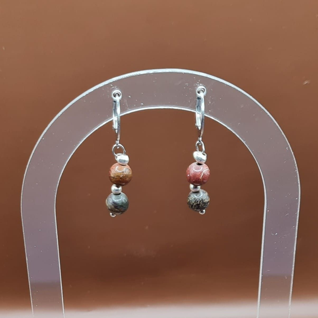 Boucles Jaspe polychrome