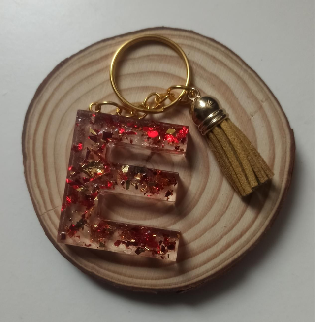 Porte clé lettre - E