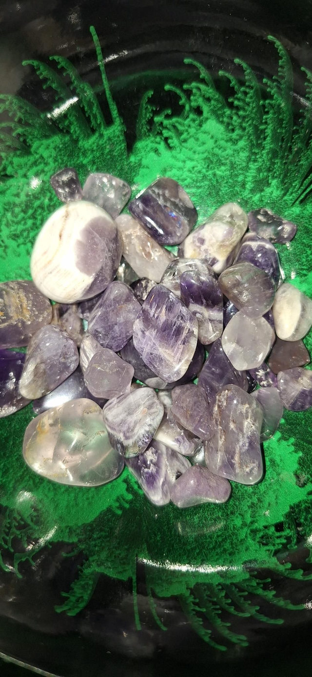 "Surprise me" amethyst tumble necklace 