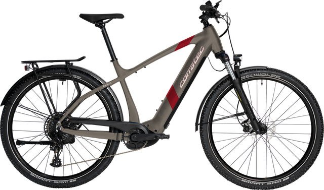 CORRATEC E-Power MTC Elite CX8 Gent, Größe 54/L, Farbe: Dunkelgrau, Silber, Rot