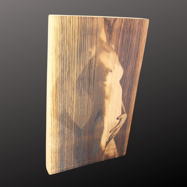 &quot;Expecting&quot; - Wood Art Engraving