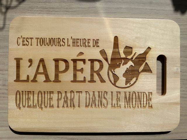 Planche à découper Apéro dans le monde
